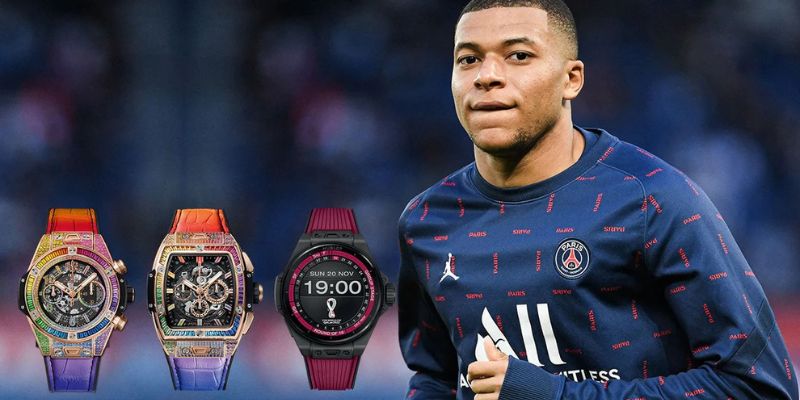 MBappe là đại sứ thương hiệu toàn cầu của hãng đồng hồ nổi tiếng Hublot