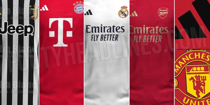 Top 5 mẫu áo đấu đẹp nhất thế giới